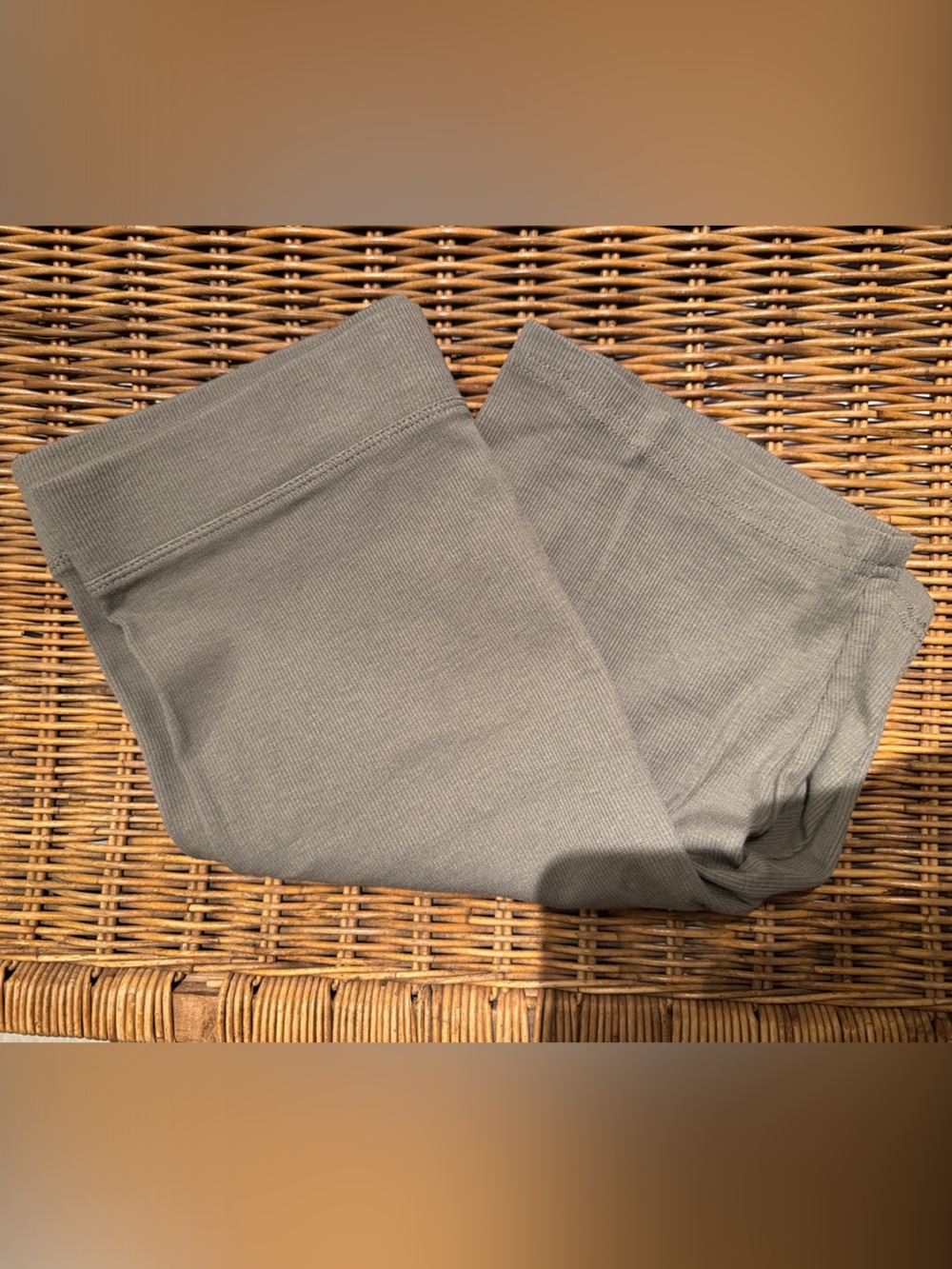 TALENTLESS Olive Green Ribbed Bike Shorts